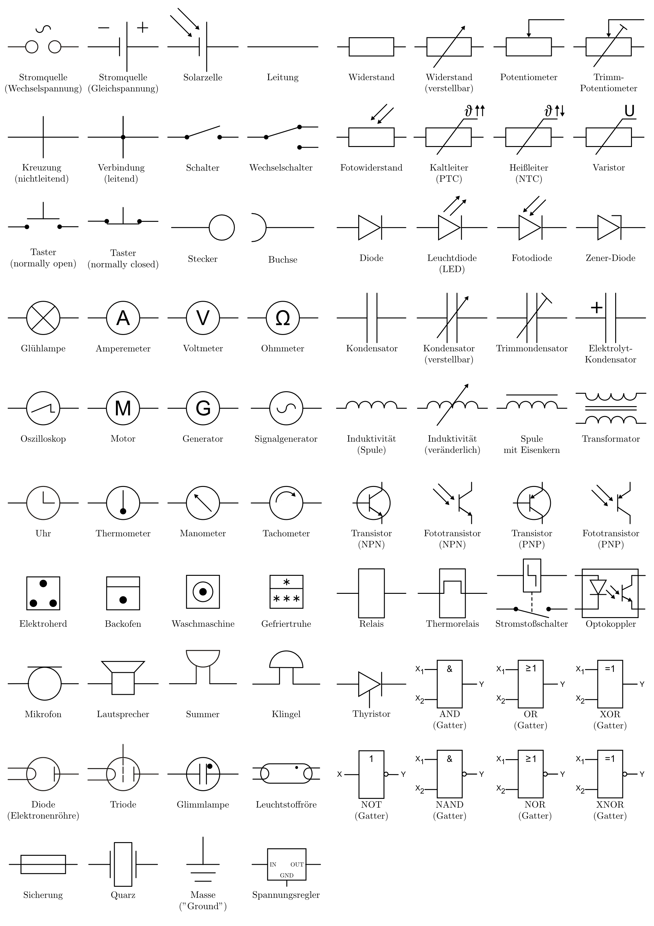 Schaltzeichen Elektronik