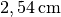 \unit[2,54]{cm}