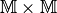 \mathbb{M} \times \mathbb{M}