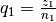 q_1 = \frac{z_1}{n_1}