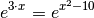 e^{3 \cdot x} = e^{x^2-10}\\