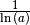 \frac{1}{\ln{(a)}}