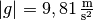 |g|=\unit[9,81]{\frac{m}{s^2}}