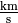 \unit[]{\frac{km}{s}}