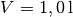 V=\unit[1,0]{l}