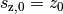 s_{\mathrm{z,0}} = z_0