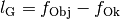 l_{\mathrm{G}}
= f_{\mathrm{Obj}} - f_{\mathrm{Ok}}