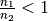 \frac{n_1}{n_2} < 1