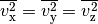 \overline{v_{\mathrm{x}}^2} = \overline{v_{\mathrm{y}}^2} =
\overline{v_{\mathrm{z}}^2}