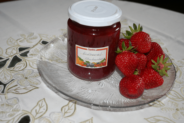 fig-Erdbeer-Rhabharber-Marmelade
